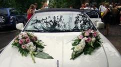 Свадебные украшения на машину своими руками
