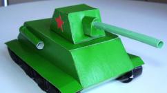 Как сделать танк из модулей оригами Как сделать танк из модулей